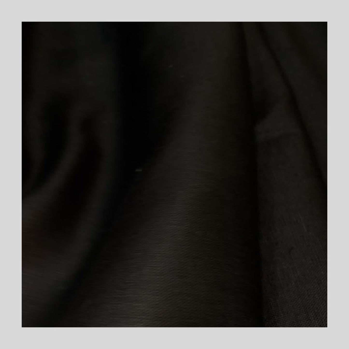 Black Linen Suiting- Premium Dyed Linen Fabric TW - 041-BLACK