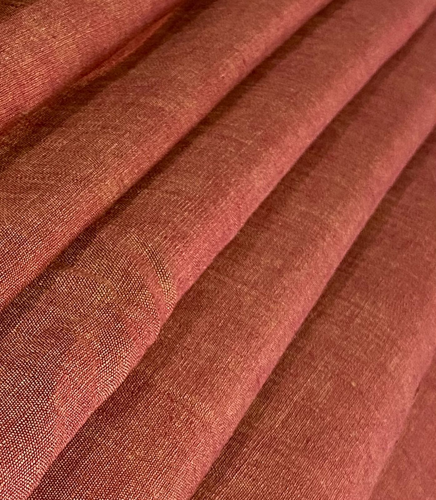 Bronze Gold Solid Colour - Dyed Premium Linen Fabric DDL-096