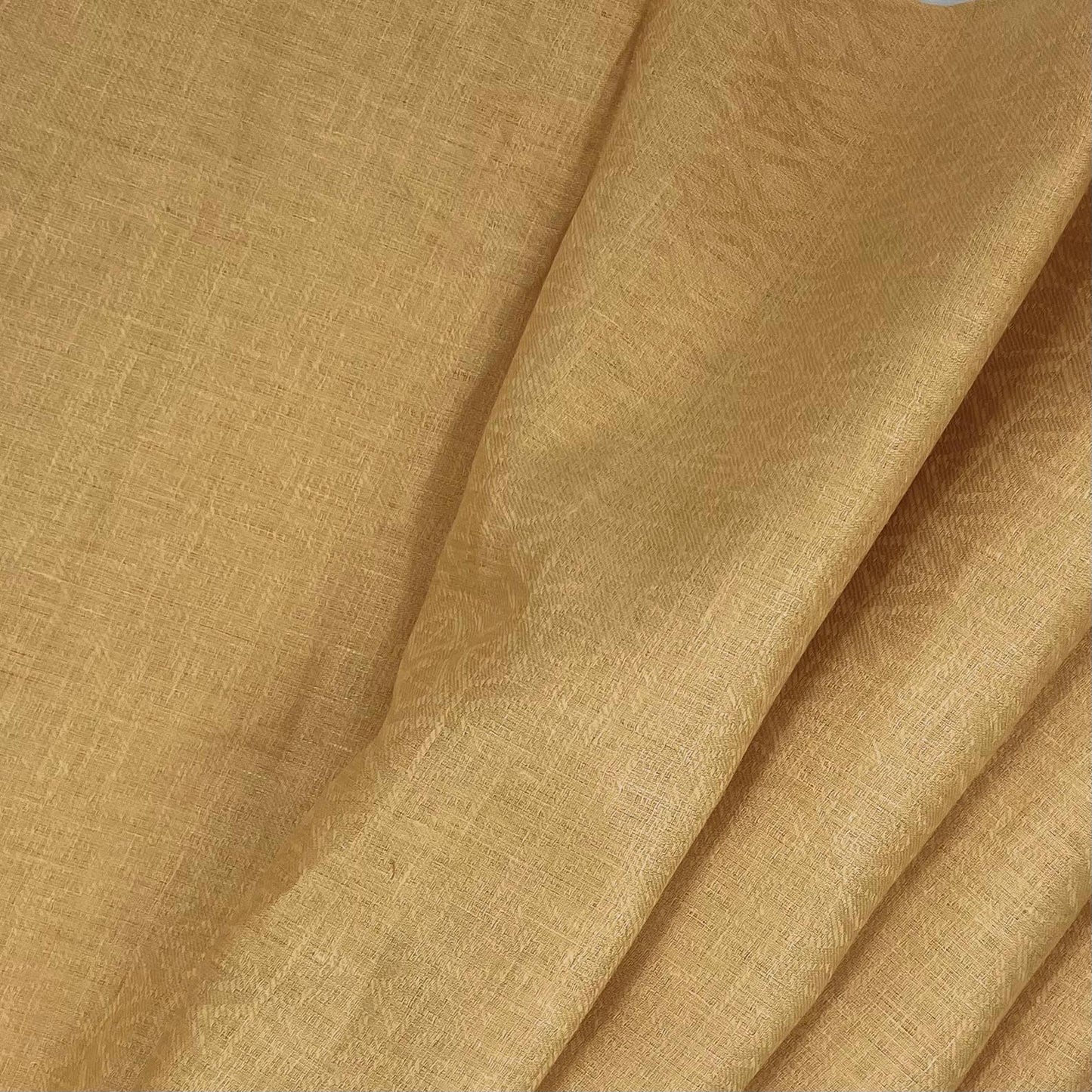 Golden Self Design - Premium Dyed Linen Fabric LG-013