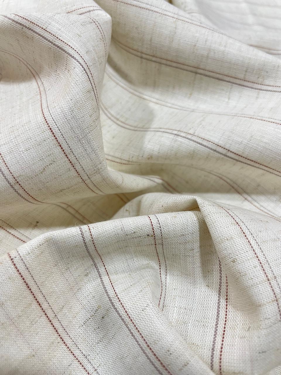 Beige Khadi(80's)Korean Linen Fabric BC-LW-KL-530195 (new)