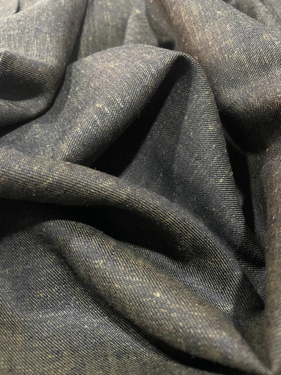 Greenish Grey Korean Linen Suiting's- Korean Linen Fabric KL-LRN-800113(new)