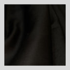 Black Linen Suiting- Premium Dyed Linen Fabric TW - 041-BLACK