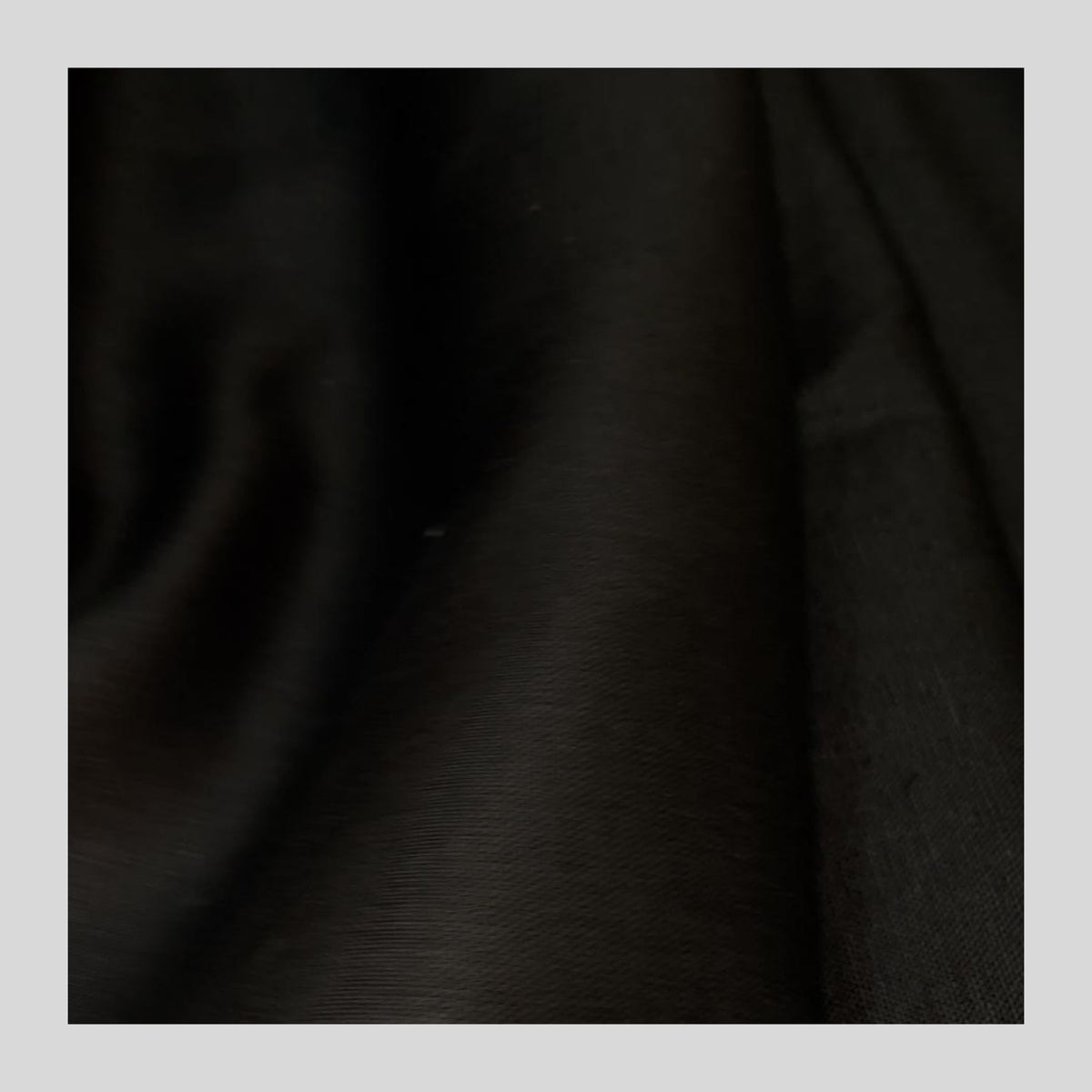 Black Linen Suiting- Premium Dyed Linen Fabric TW - 041-BLACK