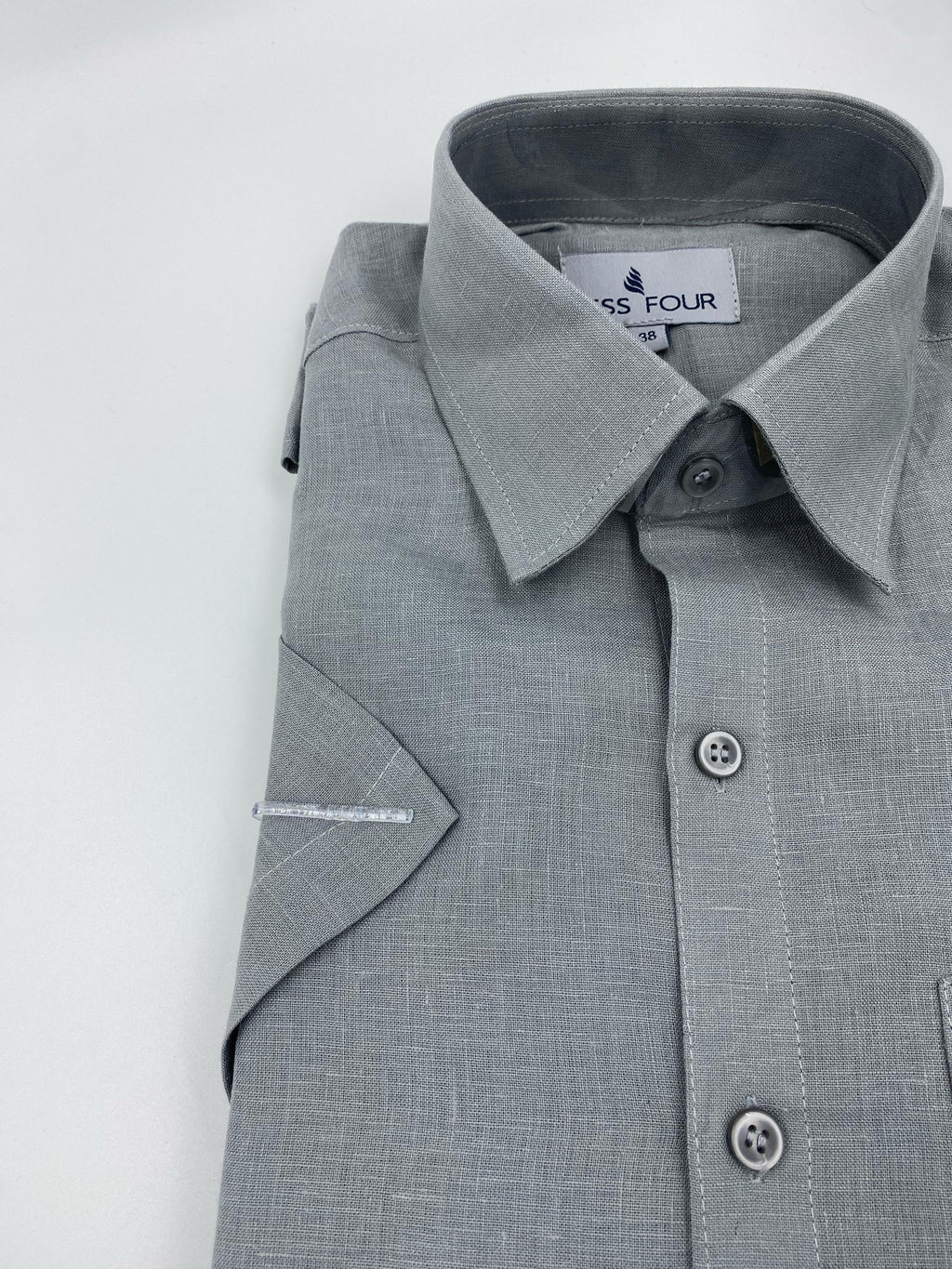 Light Grey Linen Shirt - Men's Linen Shirt
