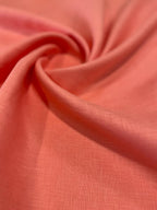 Light Pink Solid Colour - Dyed Premium Linen Fabric LO-152