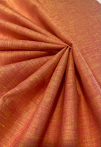 Orange/yellow/pink Solid Colour - Dyed Premium Linen Fabric DDL-026