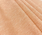 Copper Orange White Solid Colour - Dyed Premium Linen Fabric OL-063