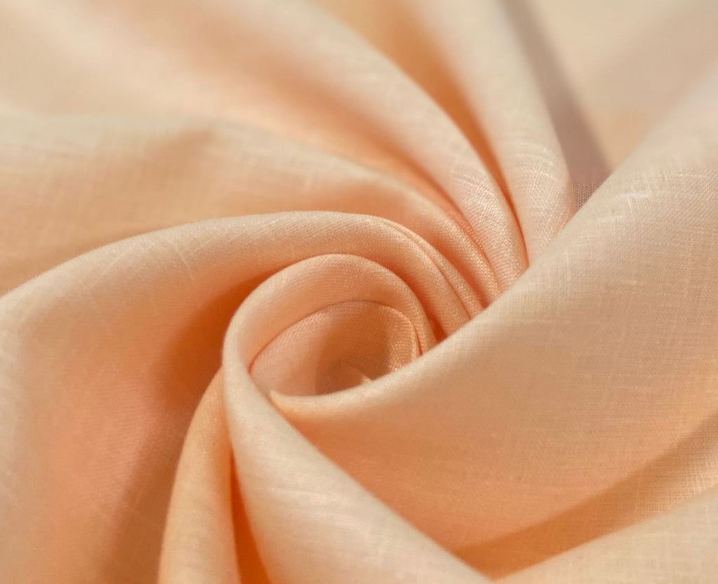 Light pink Solid Colour- Dyed Premium Linen Fabric LO-104