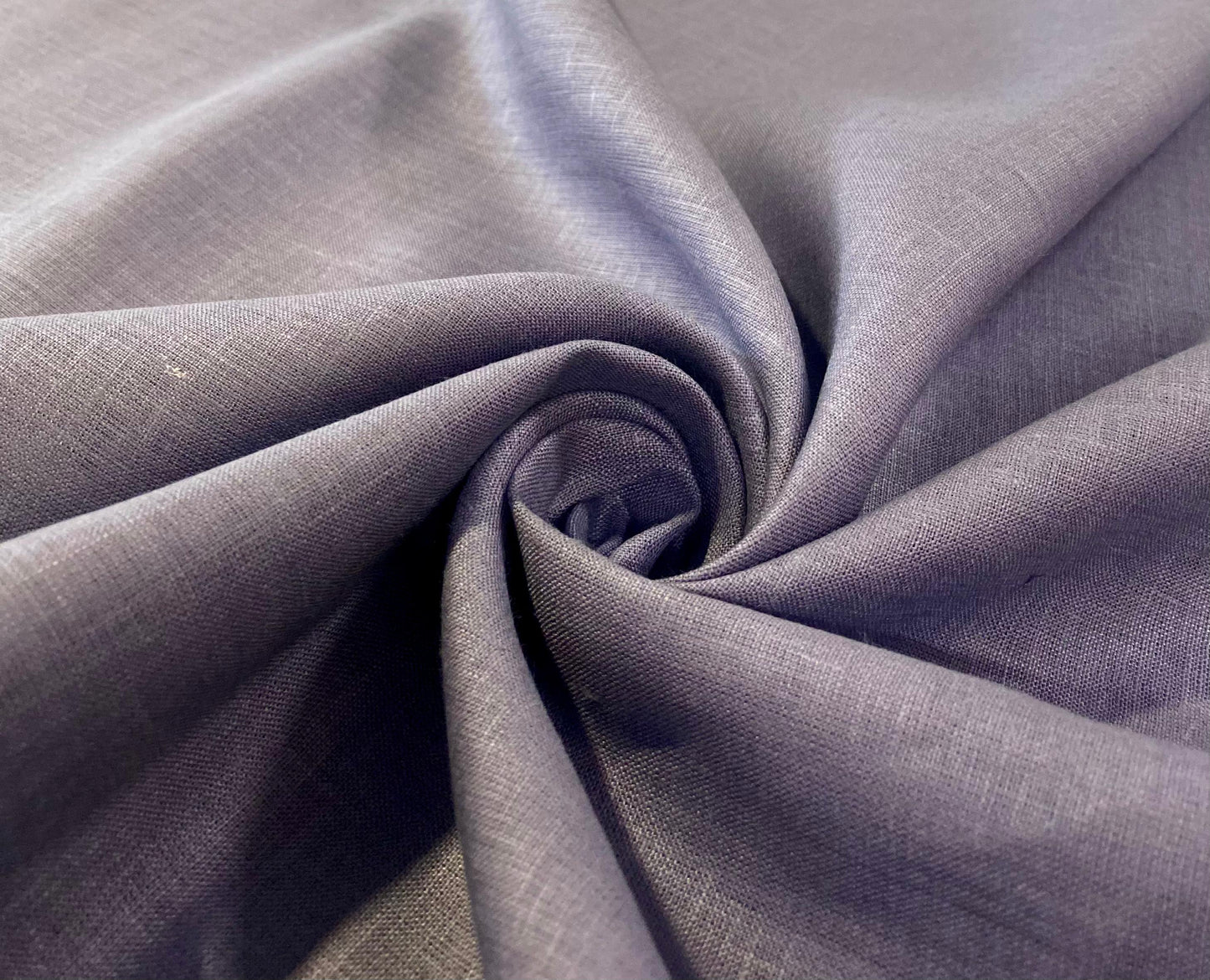 Dark Lavender Solid Colour- Dyed Premium Linen Fabric LO-202