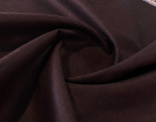 Deep Purple Linen Suiting- Premium Dyed Linen Fabric TW-032