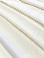 White Linen Suiting Fabric- Premium Dyed Linen Fabric CNC-LL-104591