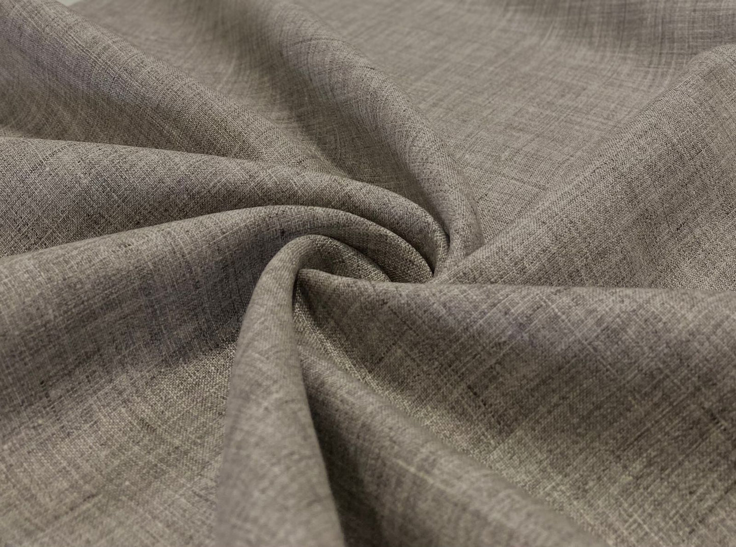 Cement Grey Solid - Dyed Premium Linen Fabric BCF- 26430