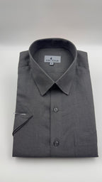 Dark Grey Linen Shirt - Men's Linen Shirt