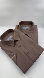 Light Brown Linen Shirt - Men's Linen Shirt