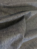Davy Grey White Linen Suiting-  Premium Dyed Linen Fabric TW-026