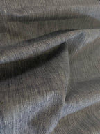 Simple Gray White Linen Suiting- Premium Dyed Linen Fabric TW-015