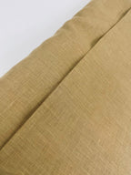 Mud Khaki Solid Colour - Dyed Premium Linen Fabric LO -126