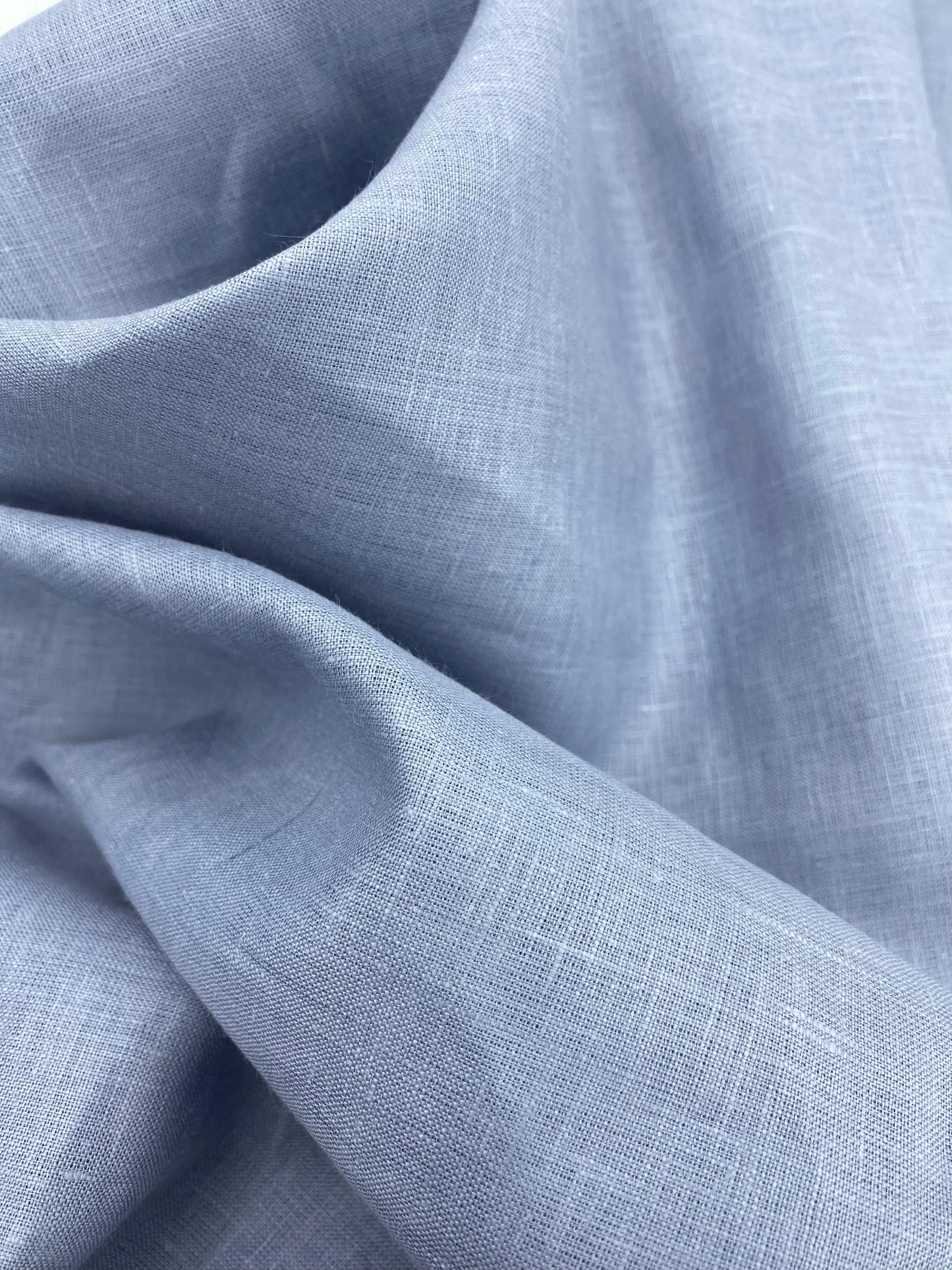 Light Lavender Solid Colour- Dyed Premium Linen Fabric LO- 127