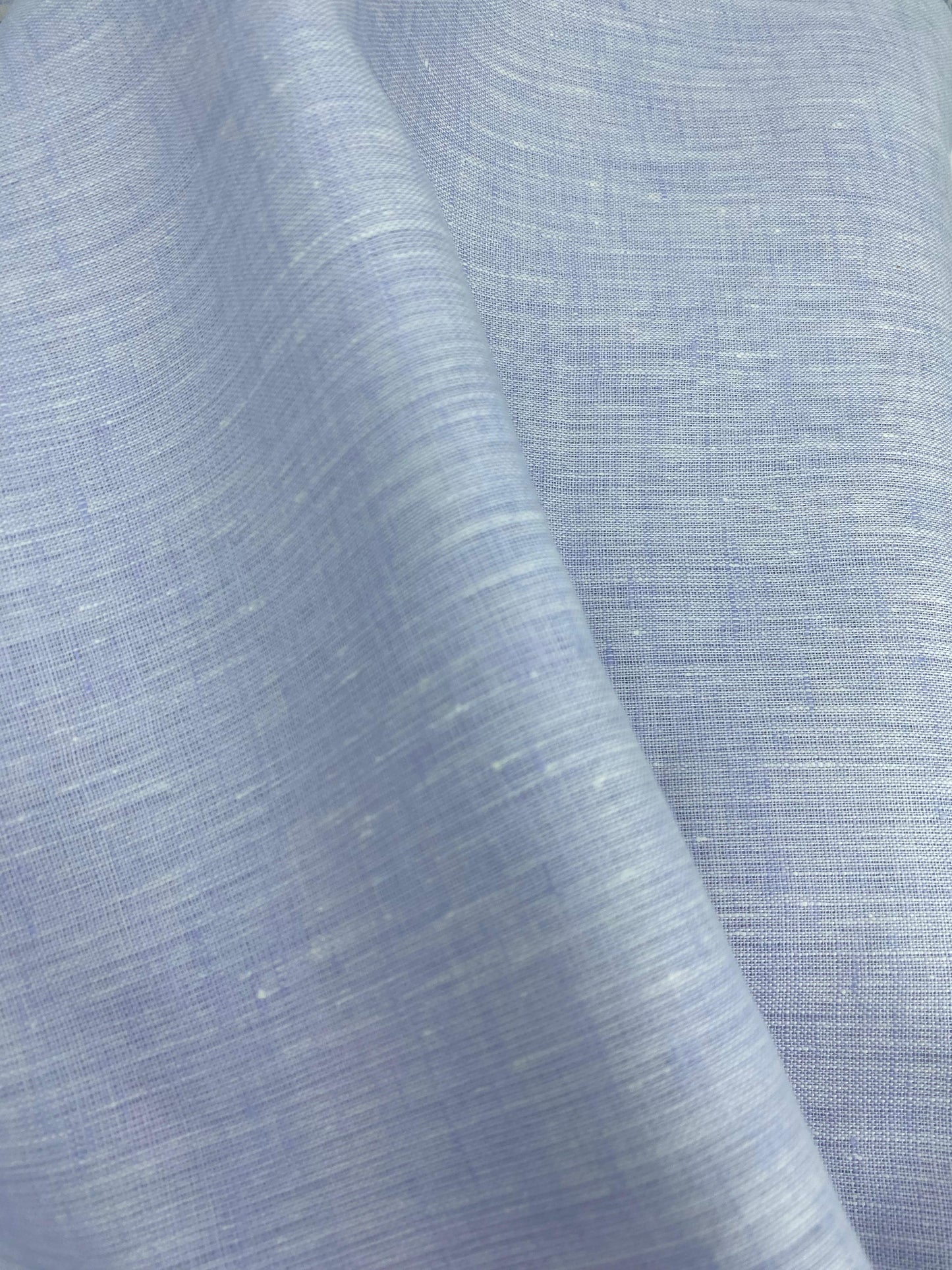 Lavender White Solid Colour - Dyed Premium Linen Fabric OL- 032
