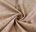 Wood Brown White Colour - Dyed Premium Linen Fabric OL-037