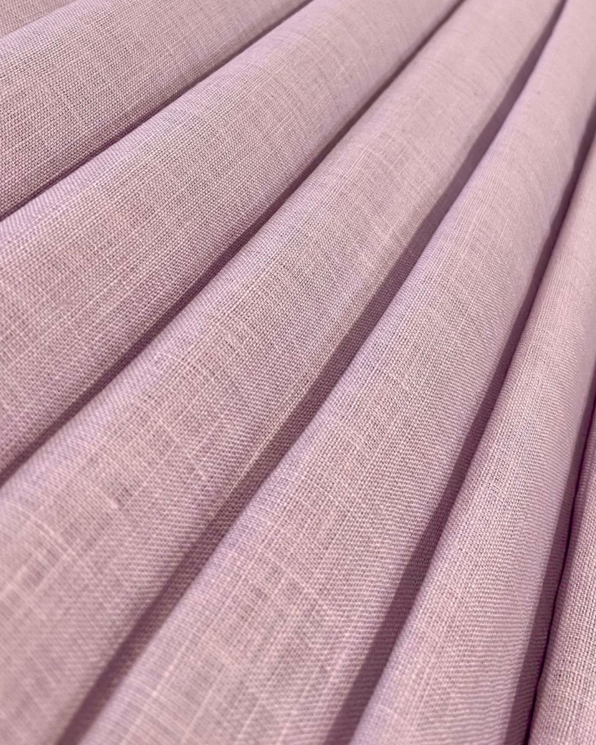 Light Violet Solid Colour- Dyed Premium Linen Fabric LO-192