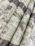 Green Patina Pattern Digital Printed - Dyed Premium Linen Fabric BCH- 620417