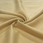 Dark Ivory  Self Design - Premium Dyed Linen Fabric LG- 039