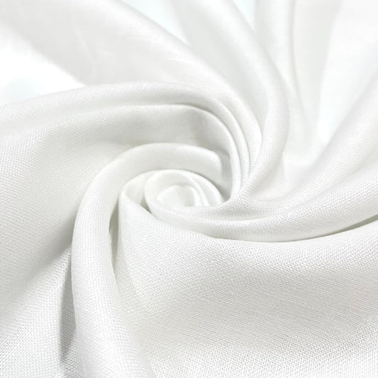 White Linen Fabric- 100% Pure Irish Linen Fabric