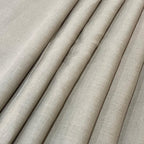 Ash Brown Solid Colour (70's) - Solid Dyed Premium Linen Fabric BC-ARM-611311 (NEW)