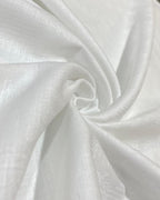 White Diamond Leaf Self-Design - Premium Linen Cotton Fabric BC-BJR-500108