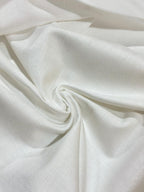 White Small Diamond Self-Design - Premium Linen Cotton Fabric BC-BJR-500101