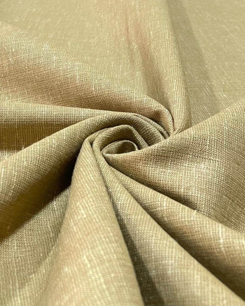Bright Beige Korean Linen Suiting's- Korean Linen Fabric KL-LRN-800115 (new)