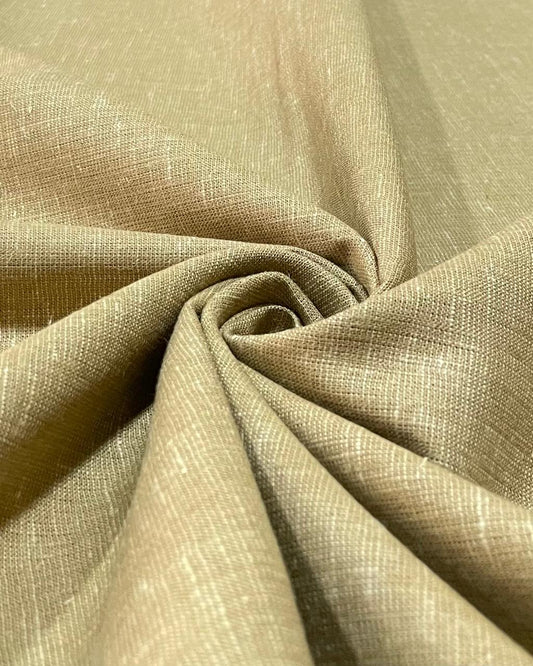 Bright Beige Korean Linen Suiting's- Korean Linen Fabric KL-LRN-800115 (new)