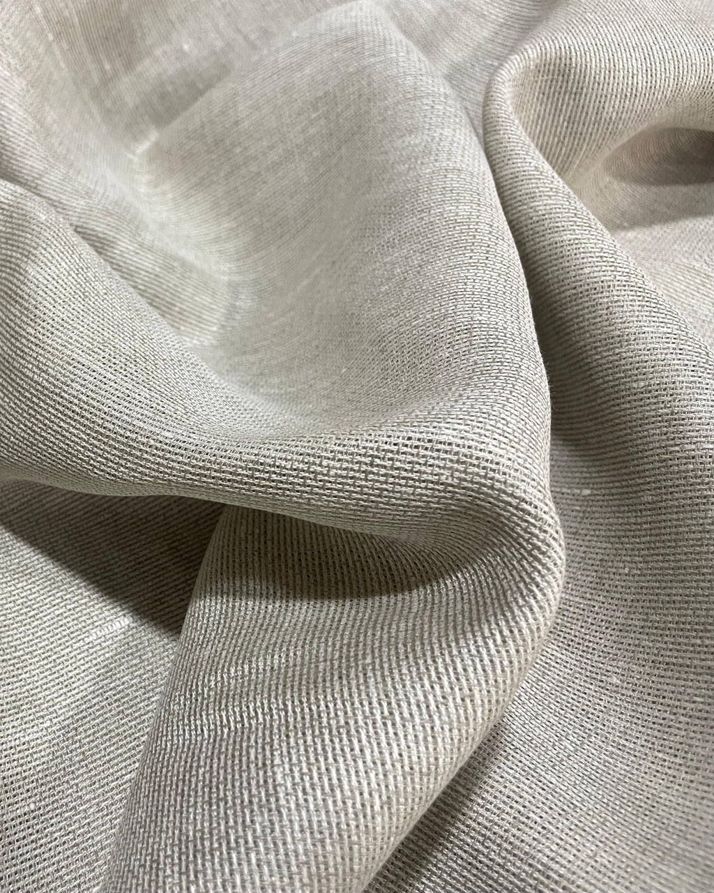 Natural Beige Jute Type Linen  -  Dyed Premium Linen Fabric CNC-B/G -FTR-OAT-251(NEW) (Copy)