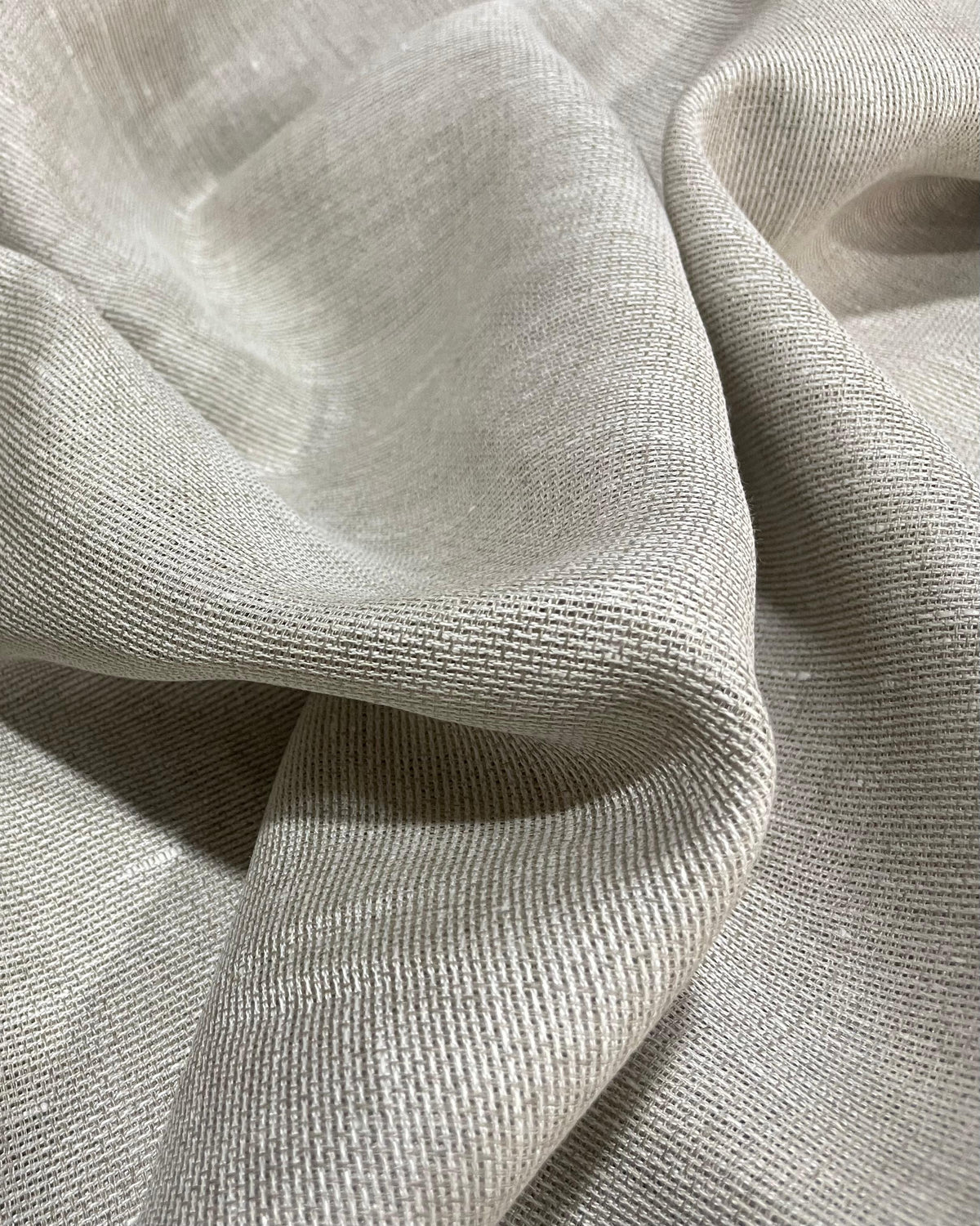 Natural Beige Jute Type Linen  -  Dyed Premium Linen Fabric CNC-B/G -FTR-OAT-251(NEW) (Copy)