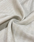 Beige Self Jacquard - Dyed Premium Linen Fabric CNC-B/G -FTR-OAT-W02484(NEW)