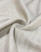 Beige Self Jacquard - Dyed Premium Linen Fabric CNC-B/G -FTR-OAT-W02484(NEW)
