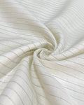 Cream Grey Stripes - Dyed Premium Linen Fabric CNC-B/G -SNT-24458/03(NEW)