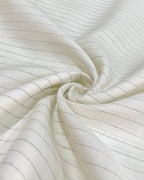 Cream Grey Stripes - Dyed Premium Linen Fabric CNC-B/G -SNT-24458/03(NEW)
