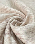 Melange Reddish Pattern Print- Dyed Premium Linen Fabric CNC-B/G-NTHL-NL03599