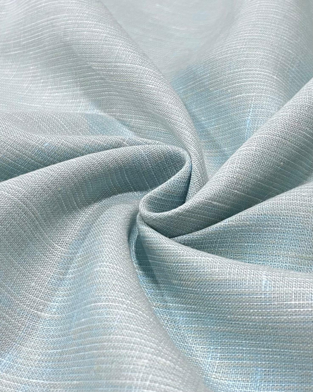 Light Blue Solid- Dyed Premium Linen Fabric CNC-APN-174(NEW)