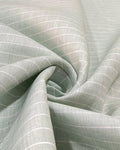 Mind Green/ White Stripes- Dyed Premium Linen Fabric CNC-APN-228(NEW)