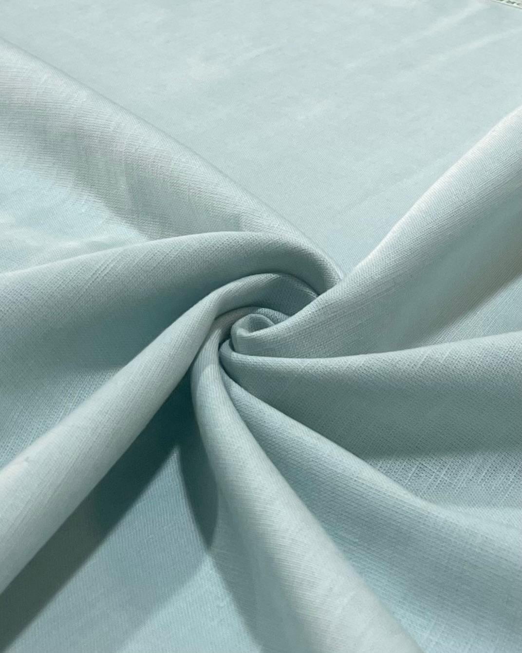 Light Blue Solid Korean Linen Fabric BC-SN-KL-110132(NEW)