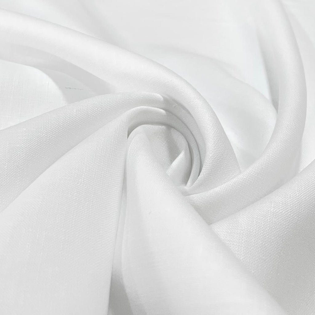 White Linen Fabric- 100% Pure Irish Linen Fabric