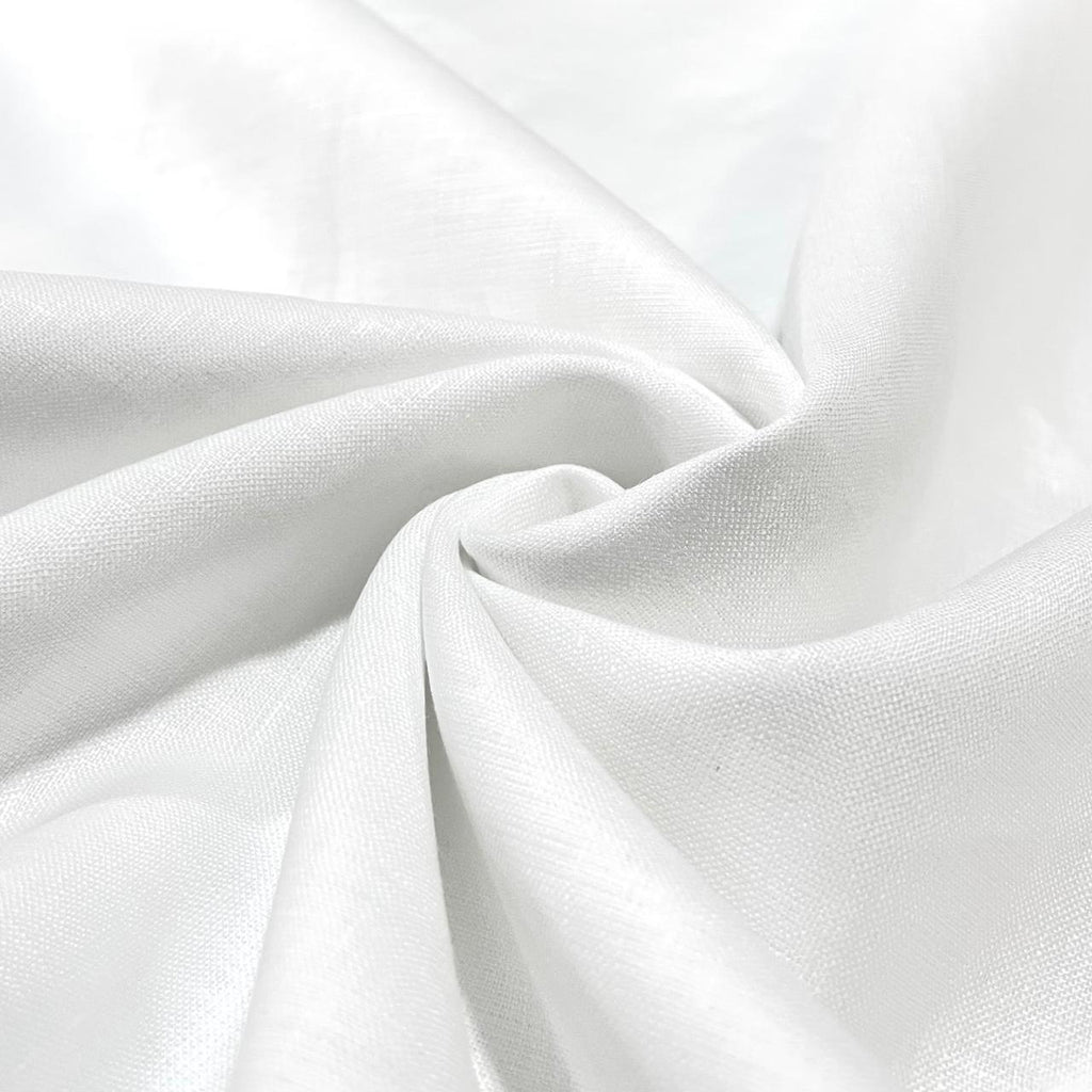 White Linen Fabric- 100% Pure Irish Linen Fabric