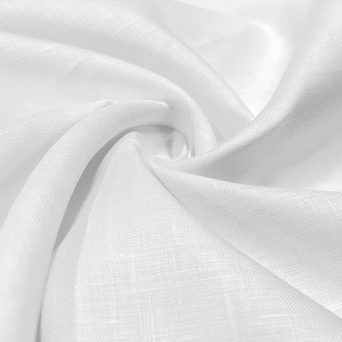 White Linen Fabric- 100% Pure Irish Linen Fabric