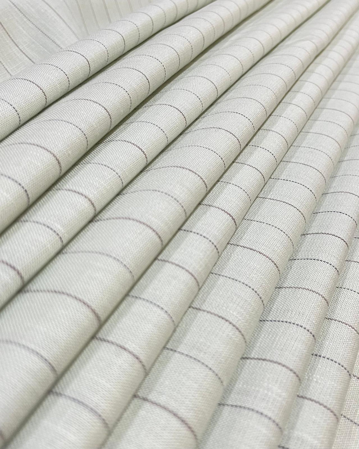 Pastel Green - Grey (60's)Korean Linen Fabric BC-LW-KL-530221
