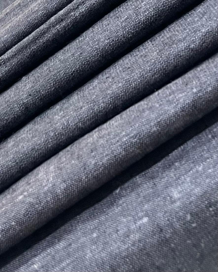 Ash Grey Korean Linen Suiting's- Korean Linen Fabric KL-LRN-800120 (new)
