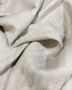 Beige Self Jacquard - Dyed Premium Linen Fabric CNC-B/G -FTR-OAT-W02484(NEW)