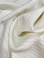 Cream Grey Stripes - Dyed Premium Linen Fabric CNC-B/G -SNT-24458/03(NEW)